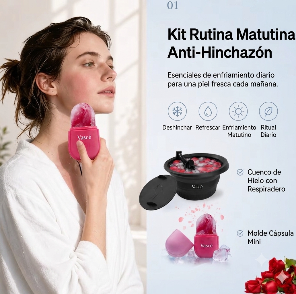Vascé™ — Kit Completo de Crioterapia Facial