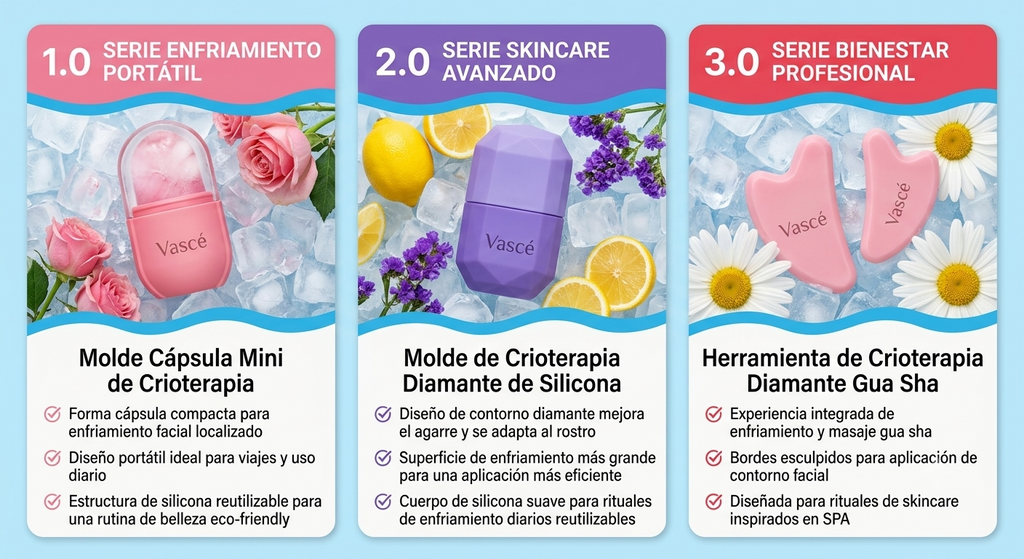 Vascé™ — Kit Completo de Crioterapia Facial