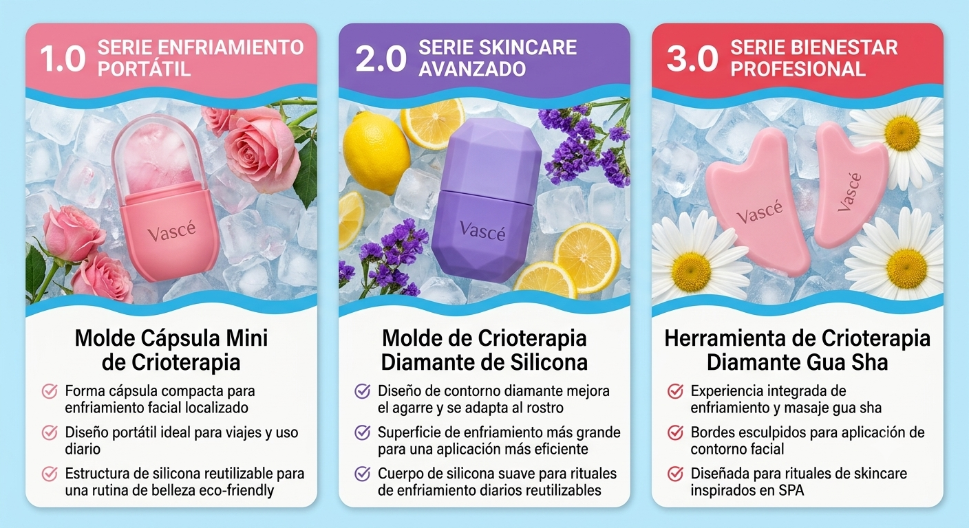 Vascé™ — Kit Completo de Crioterapia Facial